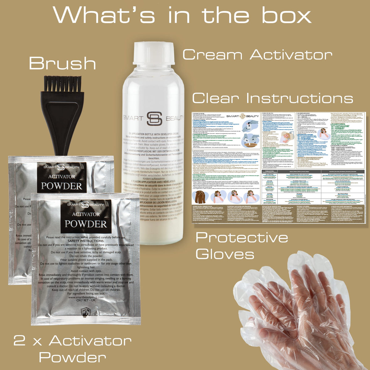 Nr. 2 Smart Blonde Aufhellungs-Kit für blondes Haar plus zwei Platinum Pflege-Toner-Beutel