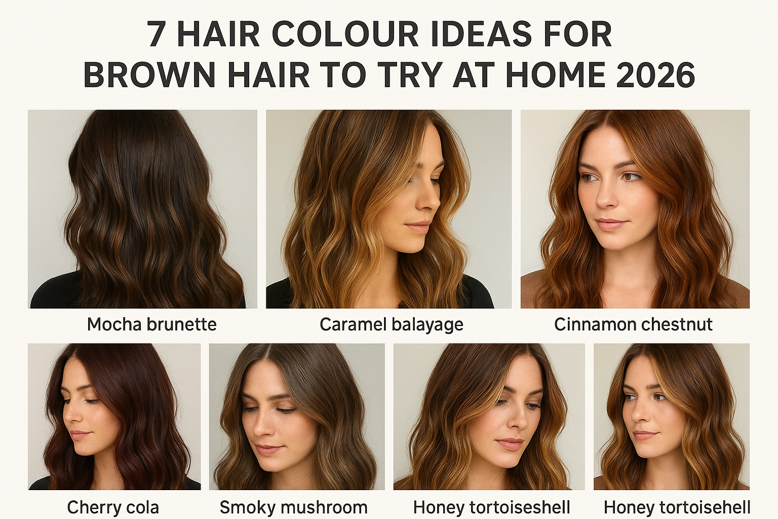 7 Hair Colour Ideas For Brown Hair To Try At Home In 2026